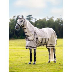 Kudos LeMieux Shower Pro Dermatitis-Decke Stein Grau