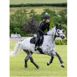 LeMieux Wildleder GP Square Schabracke Schwarz