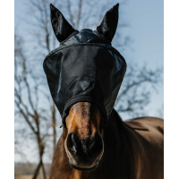 Fliegenmaske Anti-UV Pro Series Schwarz