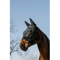 Fliegenmaske UV-Schutz Equithème Soft Schwarz Fliegenmaske UV-Schutz Equithème Soft Schwarz