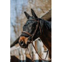 Fliegenmaske UV-Schutz Equithème Anatomic Schwarz Fliegenmaske UV-Schutz Equithème Anatomic Schwarz