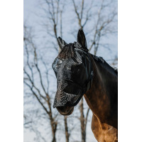 Máscara anti-moscas anti-UV Equithème 2 en 1 Schwarz Máscara anti-moscas anti-UV Equithème 2 en 1 Schwarz