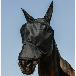 Fliegenmaske UV-Schutz Equithème Protec Schwarz