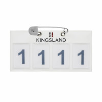Identifikationsschild Kingsland 4 Plätze Classic im 2er-Pack Weiß