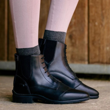 Stiefeletten Schnürung/Reißverschluss Equithème Chic Schwarz Stiefeletten Schnürung/Reißverschluss Equithème Chic Schwarz
