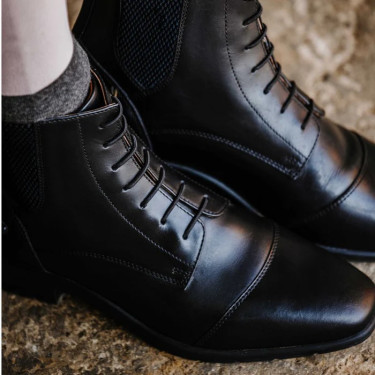 Stiefeletten Schnürung/Reißverschluss Equithème Chic Schwarz Stiefeletten Schnürung/Reißverschluss Equithème Chic Schwarz
