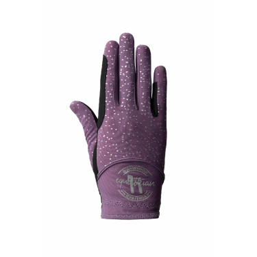 Horze Fay JR Handschuhe Schwarzpflaume Horze Fay JR Handschuhe Schwarzpflaume