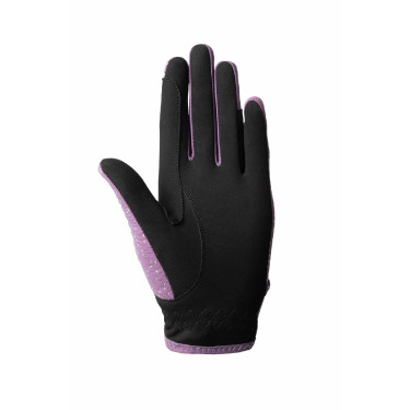 Horze Fay JR Handschuhe Schwarzpflaume Horze Fay JR Handschuhe Schwarzpflaume