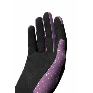 Horze Fay JR Handschuhe Schwarzpflaume Horze Fay JR Handschuhe Schwarzpflaume
