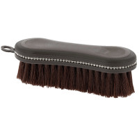 Kopfbürste Ich liebe dich Equithème Strass Braun Kopfbürste Ich liebe dich Equithème Strass Braun