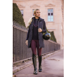 Lange ärmellose Weste Harcour Booster Marine Marineblau