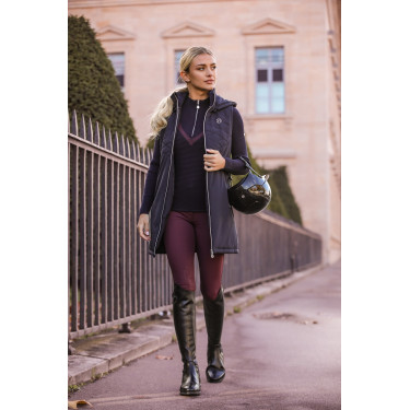 Lange ärmellose Weste Harcour Booster Marine Marineblau