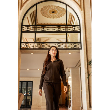 Jogging Strick Harcour Andrea Kakao Braun