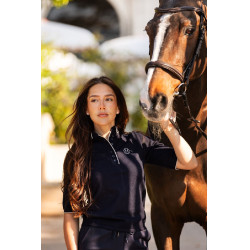 Polo Harcour Mandel Marine Marineblau