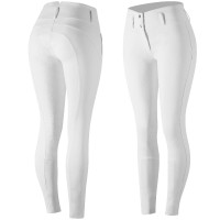 Reithose mit rutschfestem Silikon Horze Daniela Damen Weiß Weiß Reithose mit rutschfestem Silikon Horze Daniela Damen Weiß Weiß