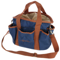 Pflegezubehör-Tasche Zip Kerbl Dunkelblau / Cognac Pflegezubehör-Tasche Zip Kerbl Dunkelblau / Cognac