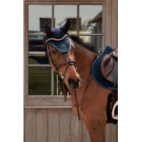 Fliegenhaube Kentucky Wellington Glitzer Marine Marineblau