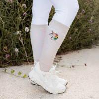 Kentucky Glitzersocken Einhorn 3er-Set Weiß Weiß