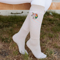 Kentucky Glitzersocken Einhorn 3er-Set Weiß Weiß