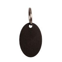 Gravurplakette Oval Grooming Deluxe von Kentucky Schwarz