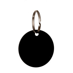 Gravurplakette Rund Grooming Deluxe von Kentucky Schwarz Gravurplakette Rund Grooming Deluxe von Kentucky Schwarz