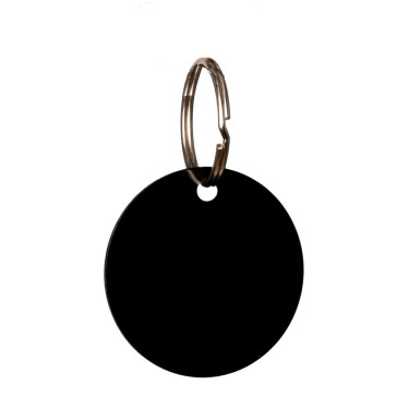 Gravurplakette Rund Grooming Deluxe von Kentucky Schwarz Gravurplakette Rund Grooming Deluxe von Kentucky Schwarz