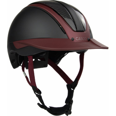 Casque Casco Duell One Precision Carbon Weinrot