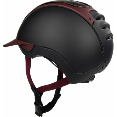 Casque Casco Duell One Precision Carbon Weinrot