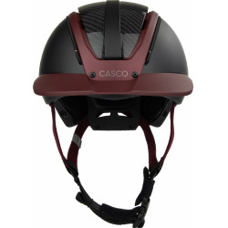 Casque Casco Duell One Precision Carbon Weinrot