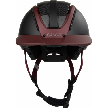 Casque Casco Duell One Precision Carbon Weinrot
