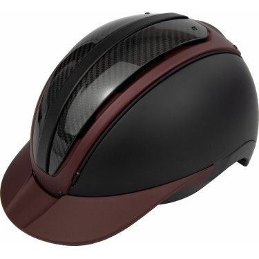 Casque Casco Duell One Precision Carbon Weinrot