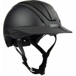 Reithelm Casco Duell One Iconic Finesse Noir mit mittiger Steppung Schwarz