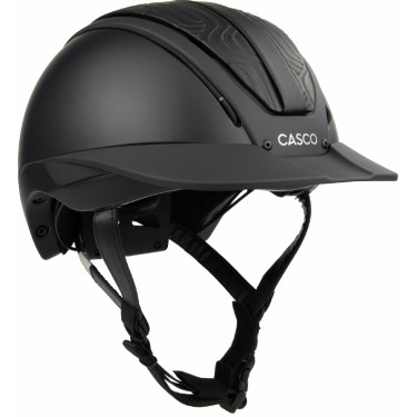 Reithelm Casco Duell One Iconic Finesse Noir mit mittiger Steppung Schwarz