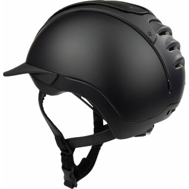 Reithelm Casco Duell One Iconic Finesse Noir mit mittiger Steppung Schwarz