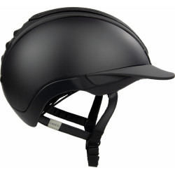 Reithelm Casco Duell One Iconic Finesse Noir mit mittiger Steppung Schwarz