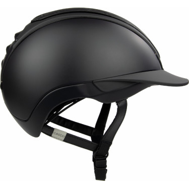 Reithelm Casco Duell One Iconic Finesse Noir mit mittiger Steppung Schwarz