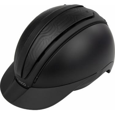 Reithelm Casco Duell One Iconic Finesse Noir mit mittiger Steppung Schwarz