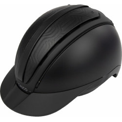 Reithelm Casco Duell One Iconic Finesse Noir mit mittiger Steppung Schwarz
