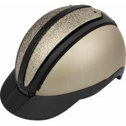 Casque Casco Duell One Iconic Flair beige / schwarz