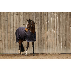 Hemd Equithème Vague Marineblau
