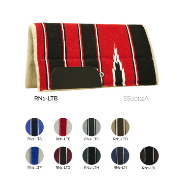 Westernsattelpad Poney Navajo mit Synthetikunterseite Lakota Westernsattelpad Poney Navajo mit Synthetikunterseite Lakota