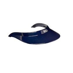 Visier für Helm NACA XL Glänzendes Blaukarbon