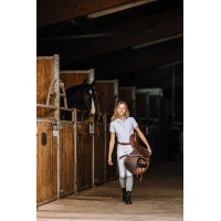 Polo Equithème Elodia Weiß Weiß Polo Equithème Elodia Weiß Weiß