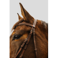 Trensenzaum Norton Club Strass V Havanna Braun