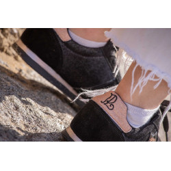 Sneakers Pénélope Saturn Schwarz / Rot