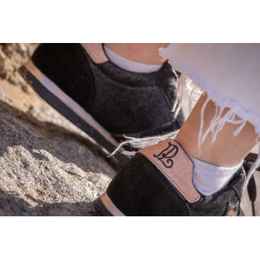 Sneakers Pénélope Saturn Schwarz / Rot