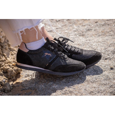 Sneakers Pénélope Saturn Schwarz / Rot