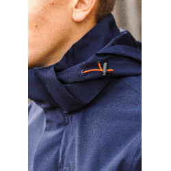 Wasserdichte Jacke Equithème Aaron Marine Marineblau