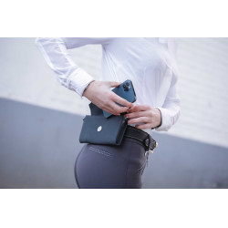 Pochette Pénélope New Phone Pocket perforiert Marine Marineblau