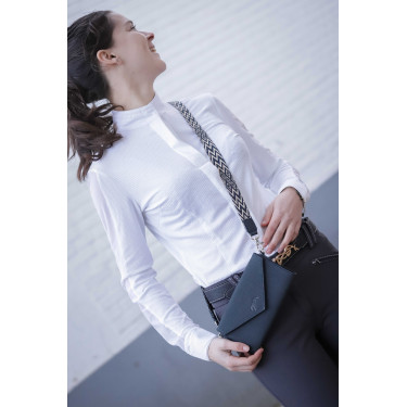 Pochette Pénélope New Phone Pocket perforiert Marine Marineblau